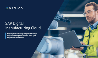 SAP Digital Manufacturing Cloud