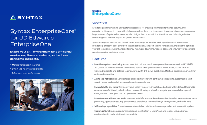 Syntax EnterpriseCare for JDE E1-1