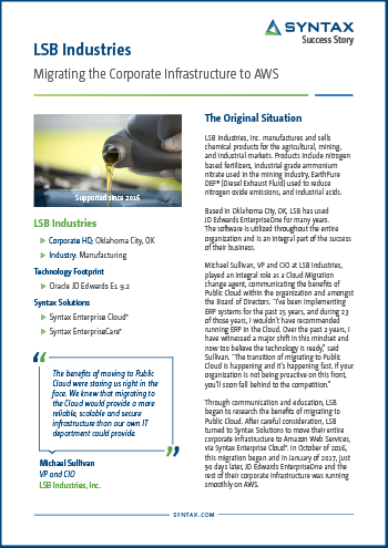 LSB Industries Success Story LSB Industries Success Story