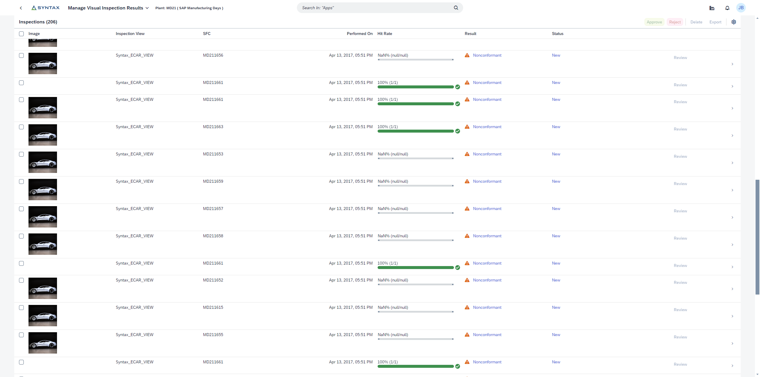 Syntax Visual Inspection Application (SAP):Whitepaper