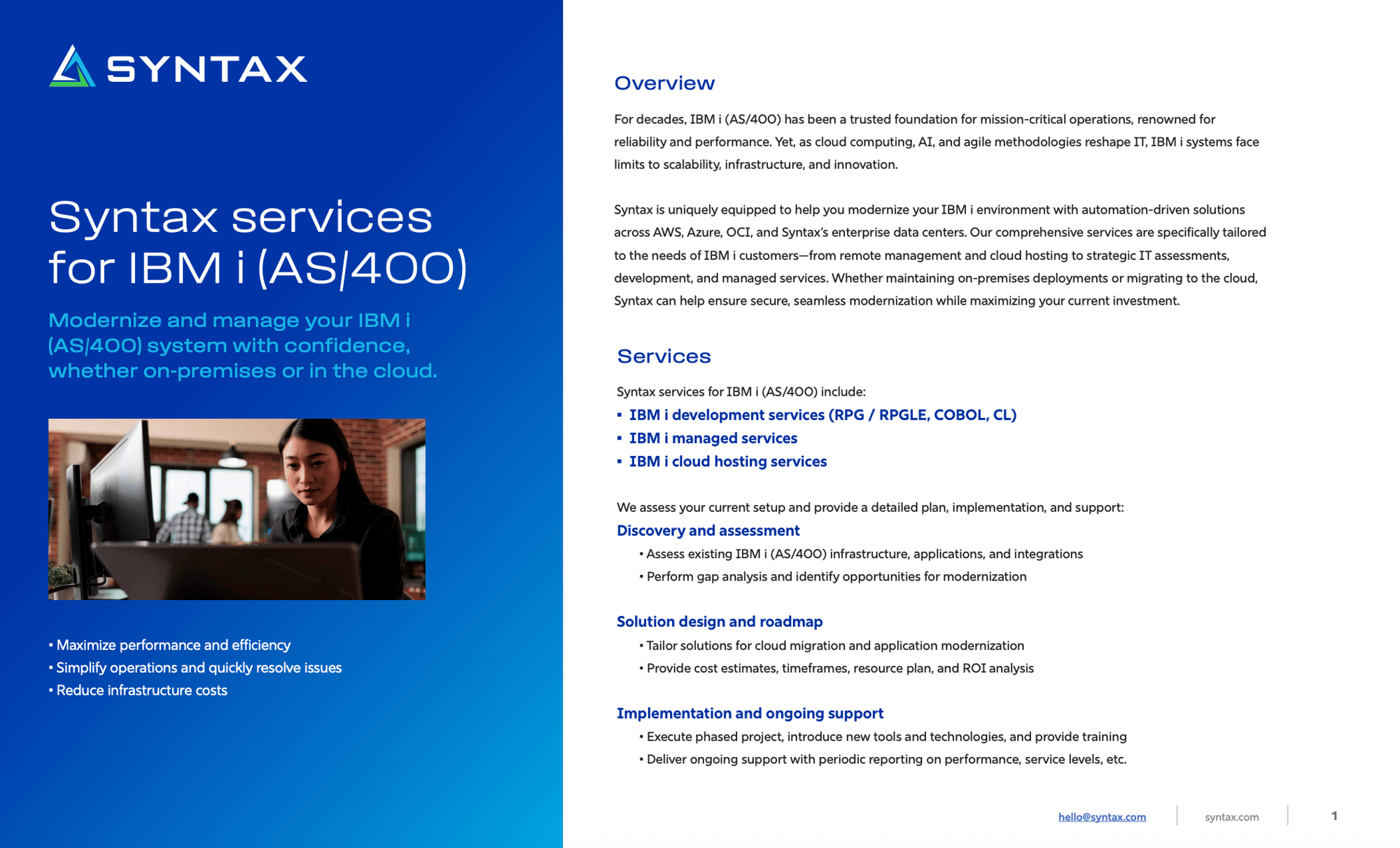Syntax services for IBM i Thumbnail - V2