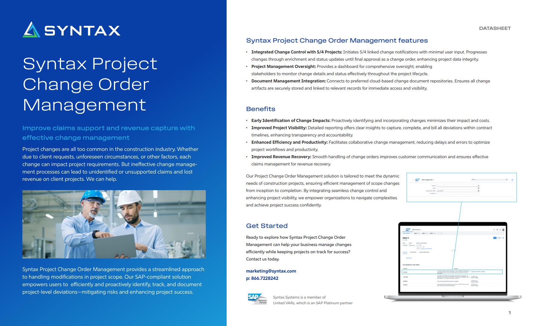 Project Change Order Management Thumbnail Project Change Order Management Thumbnail
